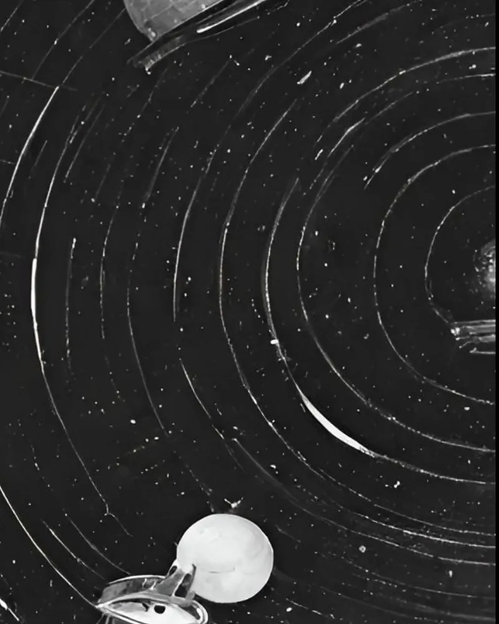 Illustration of planets and a starfield representing the Mobile Planetarium